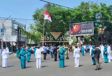 Detik Proklamasi di HUT RI Ke 81 di Perlimaan Petro Gresik, Senin 17 Agustus 2026 (foto: blok-a.com/Ivan)