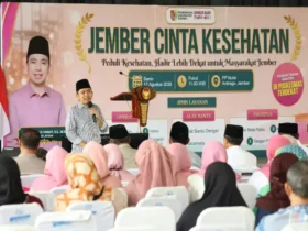 Bupati Jember Gus Fawait dalam peluncuran program Jember Cinta Kesehatan Tahap 2 (foto: istimewa)