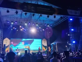 Panggung Expo dan Bazar Muktamar ke-35 NU hari keempat makin marak dengan parade musik. (Foto: Istimewa)