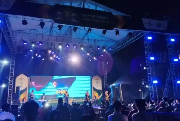 Panggung Expo dan Bazar Muktamar ke-35 NU hari keempat makin marak dengan parade musik. (Foto: Istimewa)