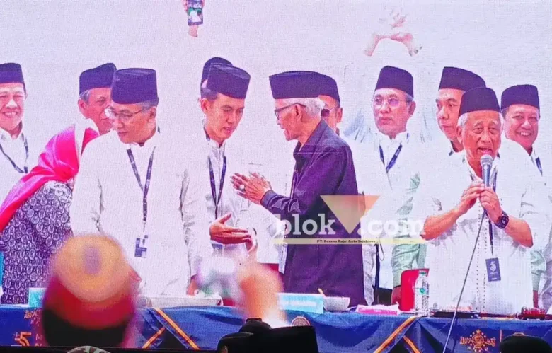 KH. Miftachul Akhyar terpilih kembali menjadi Rais Aam PBNU periode 2026–2031.(blok-a.com/Syahrul Wijaya)