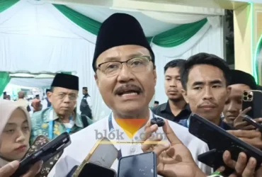 Ketua Organizing Committee (OC) Muktamar ke-35 Nahdlatul Ulama (NU), Saifullah Yusuf atau Gus Ipul (foto: blok-a.com/Syahrul Wijaya)