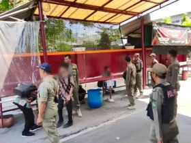 Satpol PP Sidoarjo amankan sembilan pelajar saat bolos sekolah (foto: istimewa)