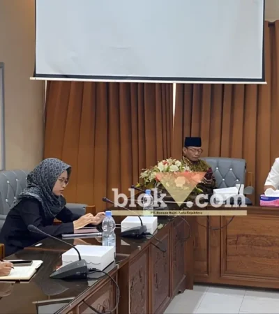 Suasana rapat kerja Komisi III DPRD Banyuwangi bersama SKPD saat pembahasan Perubahan KUA-PPAS APBD 2026, Jum'at (28082026)(foto: blok-a.com/Kuryanto)