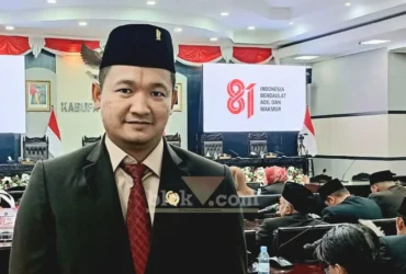 Wakil Ketua Komisi III DPRD Blitar Aryo Nugroho dorong percepatan infrastruktur, proyek strategis & penyerapan anggaran optimal demi kesejahteraan warga (foto: Blok-a.com/fajar)