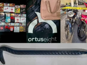 Barang bukti yang diamankan Tim URC Macan Blambangan hasil mengungkap sindikat ABH spesialis pembobol ruko dan sekolah di Banyuwangi, Minggu (02/08/2026) (foto: dok Polresta Banyuwangi)