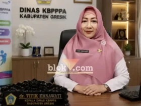 dr. Titik Ernawati, Kepala Dinas KBPPPA Kabupaten Gresik (foto: blok-a.com/ivan)
