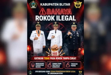 Kabupaten Blitar dan Bea Cukai Kampanye "Bahaya Rokok Ilegal"