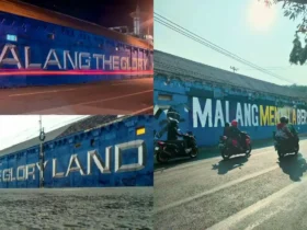Perubahan mural di Jalan Arif Rahman Hakim, Kota Malang (foto: twitter/@newsaremania & thread/@andifsinyo)