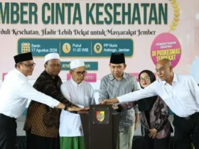 Peluncuran program Jember Cinta Kesehatan tahap 2 di kompleks Pondok Pesantren Nurul Islam (NURIS), Antirogo, Kecamatan Sumbersari, Jember (foto: istimewa)