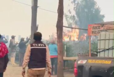 Tangkapan layar Karhutlandi Gunung Bromo yang membesar (istimewa)