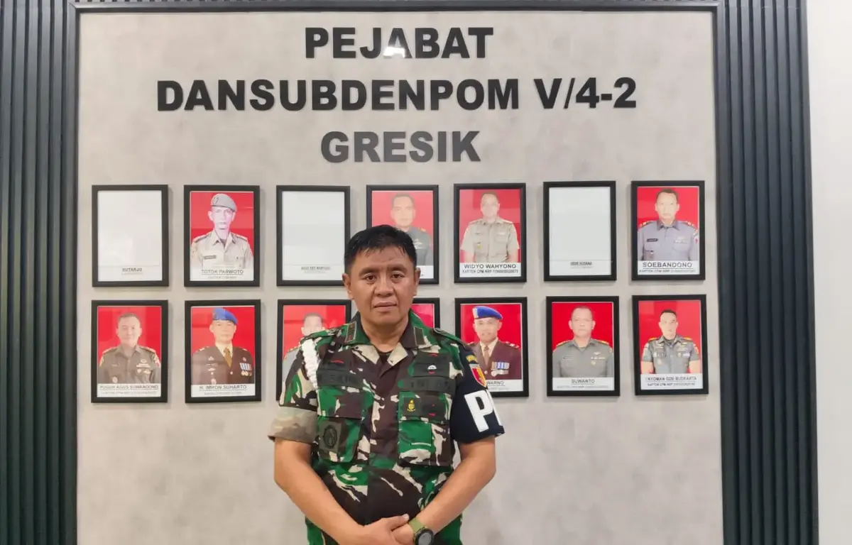 Kapten Cpm Maskun Resmi Jabat Komandan Subdenpom Gresik