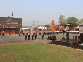 Kapolres Mojokerto AKBP Andi Yudha Pranata pimpin Sertijab dua Kapolsek (Foto: Humas Polres Mojokerto)