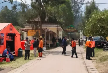 Karhutla Kawah Ijen Banyuwangi Padam, Posko pemadaman pindah ke Bondowoso (Foto: dok BPBD)