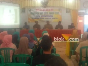 Musdes penetapan RKPDes TA 2027 Desa Temenggungan, Karas, Magetan (foto: blok-a.com/Nanda Bagoes)