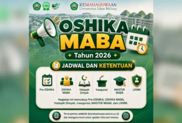 OSHIKA MABA UNISMA 2026 Digelar September-Desember (foto: unisma.ac.id)