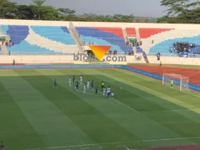 Penalti Careca selamatkan Arema FC dari kekalahan saat menghadapi Persik Kediri (foto: blok-a.com / Yogga Ardiawan)
