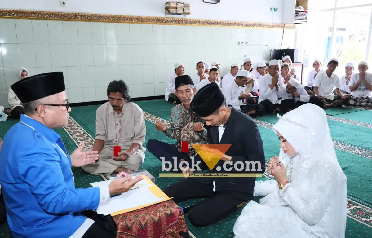 Di Balik Jeruji, Dua Warga Binaan Lapas Mojokerto Jalani Akad Nikah