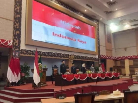 Rapat paripurna yang dipimpin langsung oleh Ketua DPRD Kabupaten Mojokerto, Ayni Zuroh.(Foto: Kominfo)