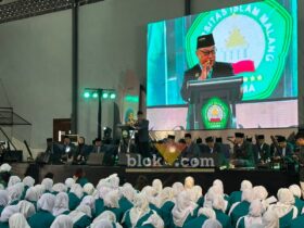 Pembukaan Rangkaian OSHIKA MABA UNISMA 2026 di Sports Centre Unisma, Senin (28/9/2026). (blok-a.com / M Berril Labiq)