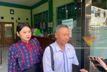 Ketua Dewan Pendidikan Kota Malang, Muchammad Fahazza usai koordinasi dengan komite SMPN 18 Malang pasca insiden, Senin (28/9/2026) (blok-a.com/Bob Bimantara Leander)