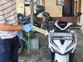 Barang bukti kendaraan bermotor yang dicuri di Kecamatan Dau Kabupaten Malang (Polres Malang)
