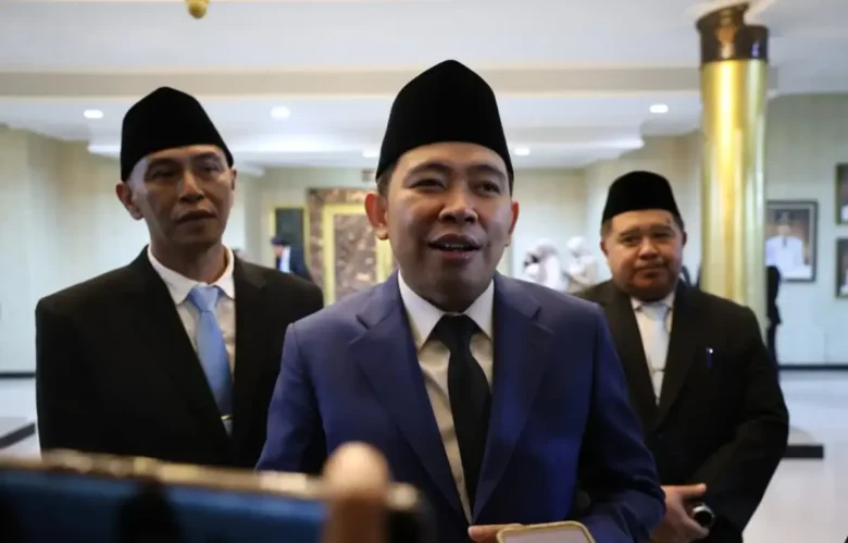 Bupati Jember Muhammad Fawait usai memimpin pelantikan pejabat administrator dan pengawas di Pendopo Wahyawibawagraha, Rabu (16/9/2026) (foto: istimewa)
