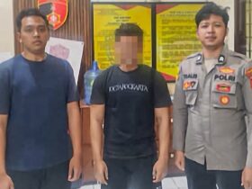 Tersangka dugaan pelecehan seksual yang diamankan anggota Polresta Malang Kota (dok. Polresta Malang Kota)