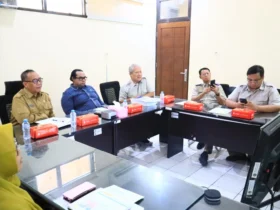 Teks foto : Pemkab Gresik Ekspose Rencana Pelaksanaan Pengadaan Tanah ruas Menganti-Lakarsantri di Kantor ATR/BPN Provinsi Jawa Timur.(Ist)