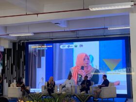 Suasana talkshow dalam acara Rame-rame Pasar Hijau di Malang Creative Center (MCC), Jumat (2/10/2026) (blok-a.com/Bob Bimantara Leander)