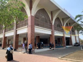 Gedung Grha Purva Praja tempat rencana lokasi pelantikan 176 pejabat Pemkot Malang, Jumat (2/10/2026) (blok-a.com/ Yogga Ardiawan)