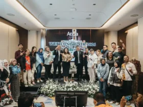 Foto bersama usai press conference Wedding Fair 2026 Atria Hotel Malang (foto: Atria Hotel for Blok-a.com)