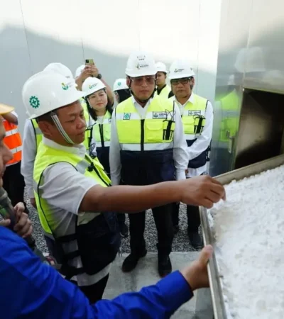 PT Petrokimia Gresik berpeluang menjadi pelopor penerapan teknologi penangkap karbon di Indonesia.(foto: dok. Petro Kimia Gresik)