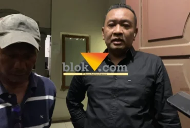 Kuasa Hukum Termohon, Avan Raharjo saat diwawancarai awak media (foto: blok-a.com / Yogga Ardiawan)