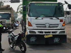 Petugas Satlantas Polres Mojokerto saat laksanakan Operasi Patuh Semeru 2026. (Foto: Istimewa)
