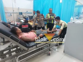 Kondisi beberapa korban saat mendapat perawatan medis di RS Sumber Glagah.(blok-a.com/Syahrul Wijaya)