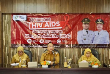 Wakil Bupati Gresik Asluchul Alif Sosialisasi HIV/AIDS dan Pengenalan WPA tingkat kecamatan se-Kabupaten Gresik.(ist)