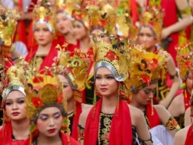 Sebanyak 200 penari dari luar daerah ikuti pagelaran tari kolosal Gandrung Sewu 2026. (Foto: dok Gandrung Sewu 2025).