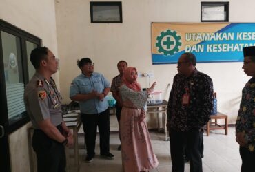 Kapolres Mojokerto Kota AKBP Dody Munandar, S.I.K., berkoordinasi dengan Pemerintah Kota Mojokerto sekaligus meninjau Balai Latihan Kerja (BLK) Mojokerto.(blok-a.com/Syahrul Wijaya)