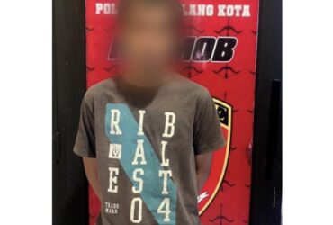 Tampang pelaku Curanmor di lapangan futsal (dok. Humas Polresta Malang Kota for blok-a.com)