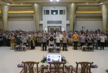 kegiatan Edukasi Perlindungan dan Migran Aman guna mendukung program SMK Go Global di Pendopo Wahyawibawagraha pada Kamis (8/10/2026) (foto: istimewa)